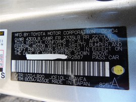 2004 Lexus IS300 Silver 3.0L AT 3.0L AT #Z22989
